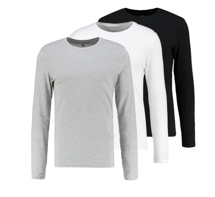 Áo thun nam, áo thun dài tay nam chất cotton co dãn 4 chiều thoải mái thời trang