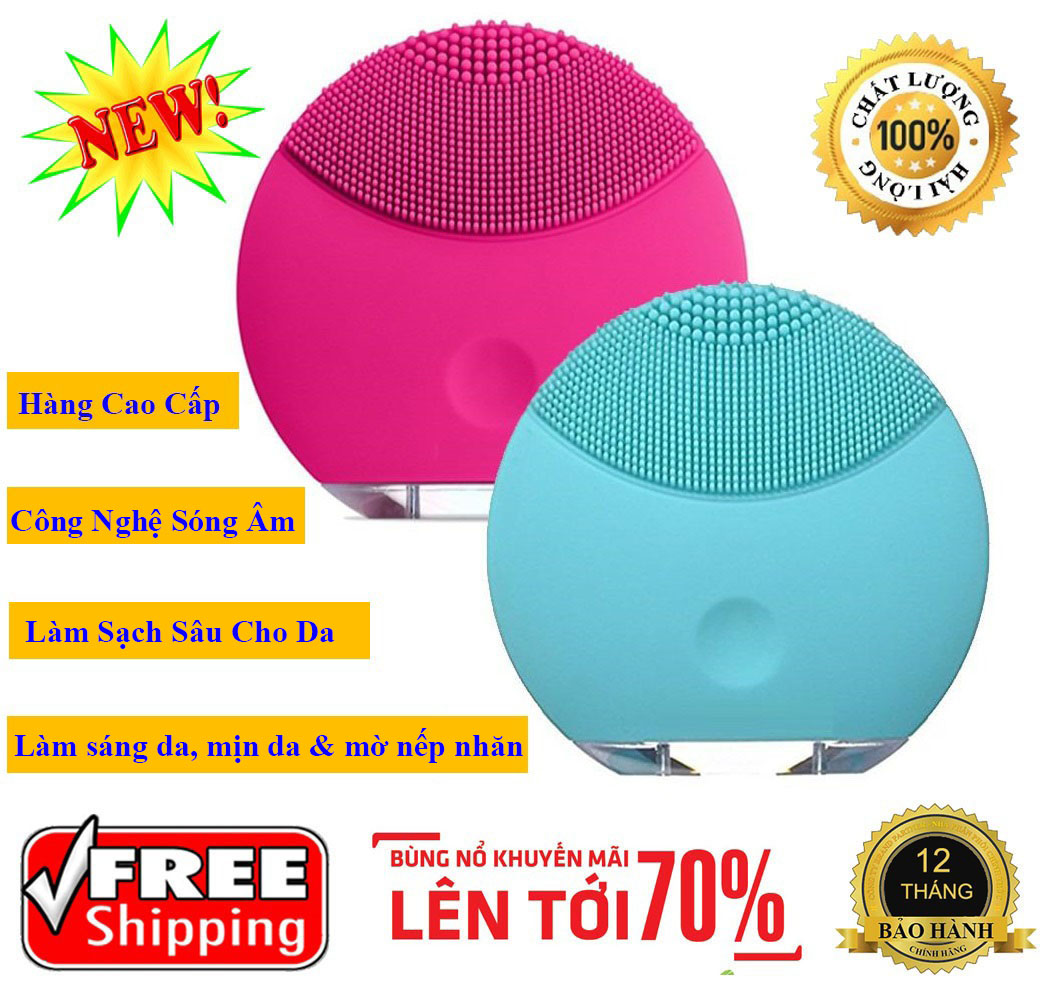[HCM]Máy Rửa Mặt Mini Máy Rửa Mặt Forever Luna Mini 2 Công Nghệ Sóng Âm Làm Sạch Da Trắng Da Và Trị Mụn Hiệu Quả Bảo Hành 1 Đổi 1