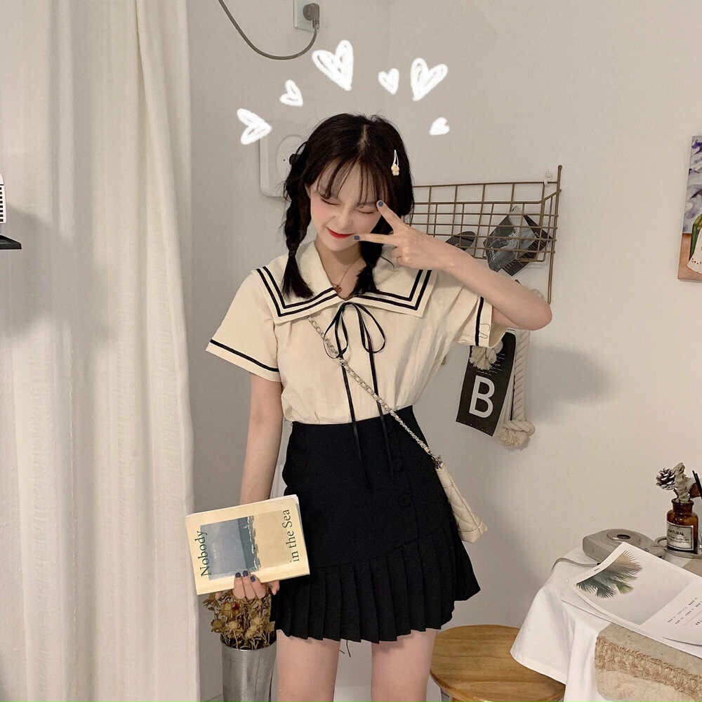 [HCM]Áo sơ mi thủy thủ siêu cute - UT55