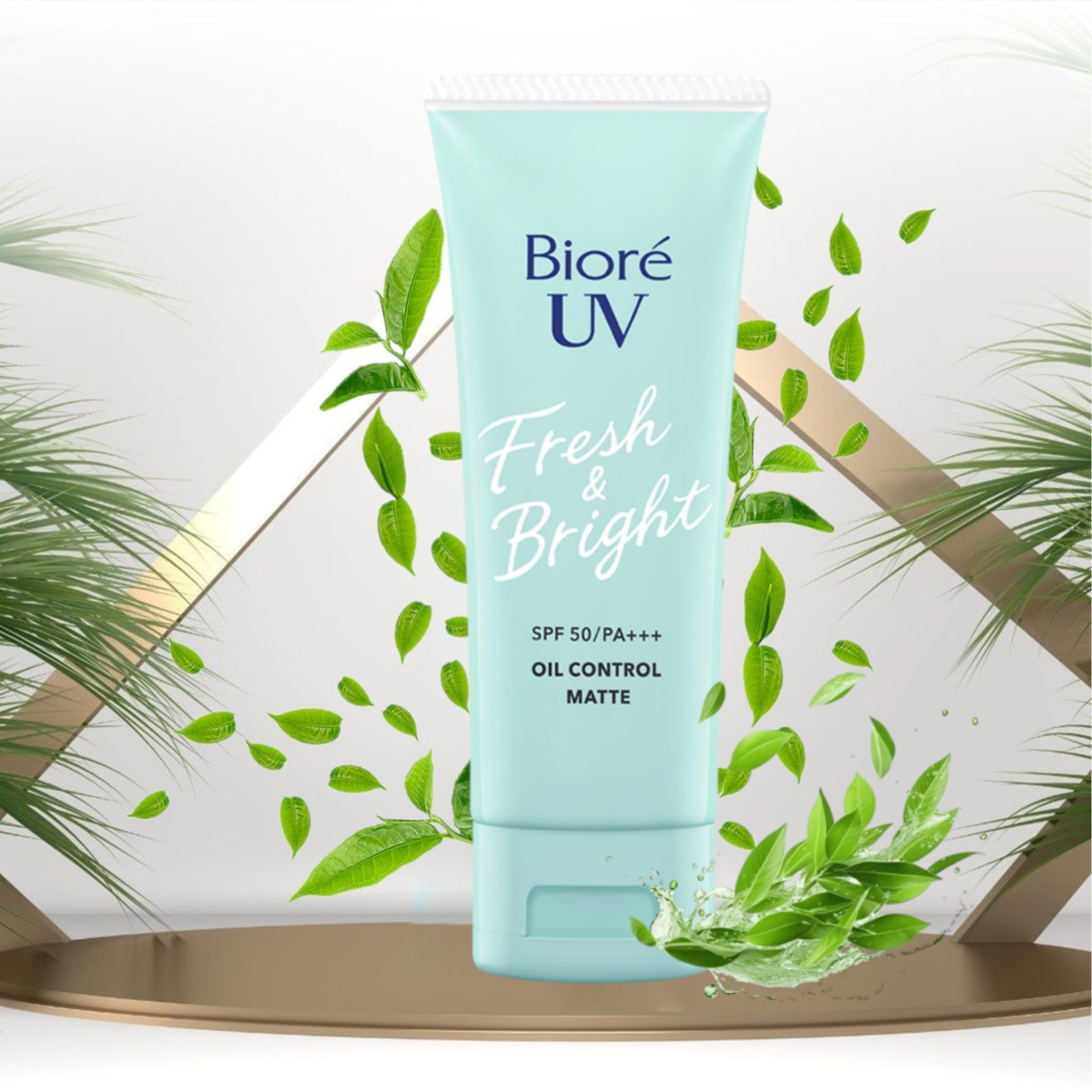Kem chống nắng biore oil control matte 30g sáng da rạng rỡ - kiềm dầu mịn lì bioré uv fresh & bright spf50 pa+++ oil control matte