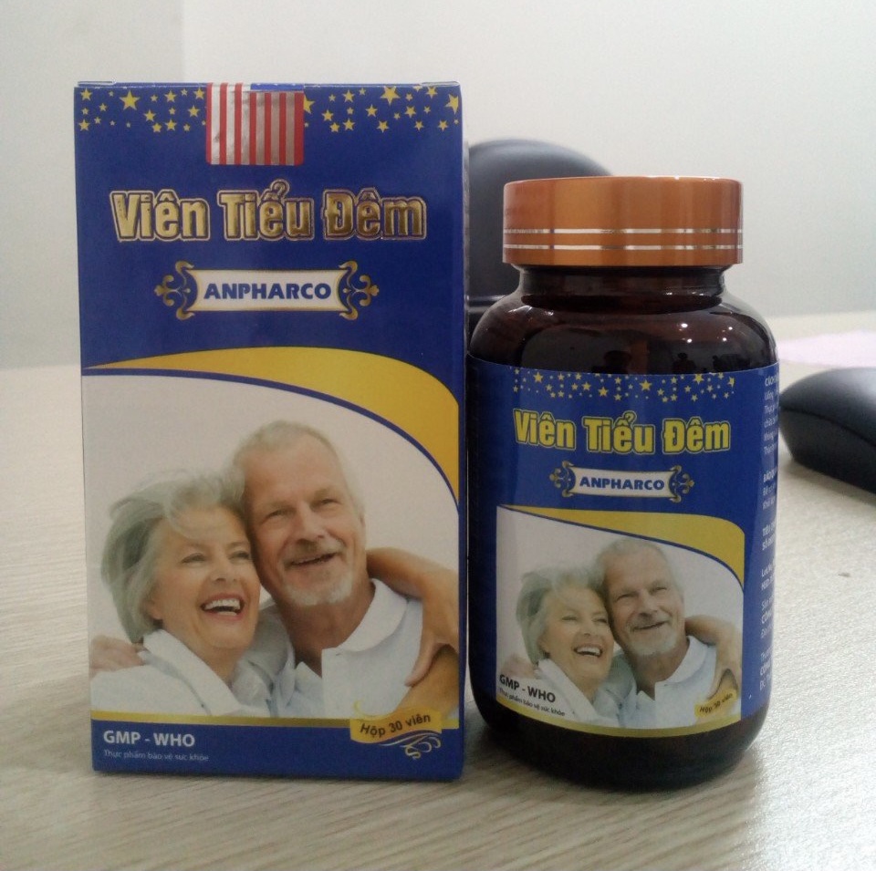 Viên tiểu đêm chấm dứt tiểu đêm tiểu nhiều lần tiểu rắt tiểu không tự chủ dùng cho cả nam và nữ - lọ 30 viên