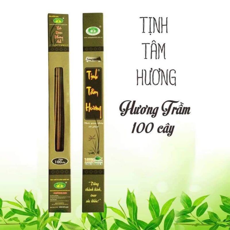 Nhang sạch thảo dược 100% - TỊNH TÂM HƯƠNG 4 tấc (40cm)  - SHop DƯƠNG KHOA