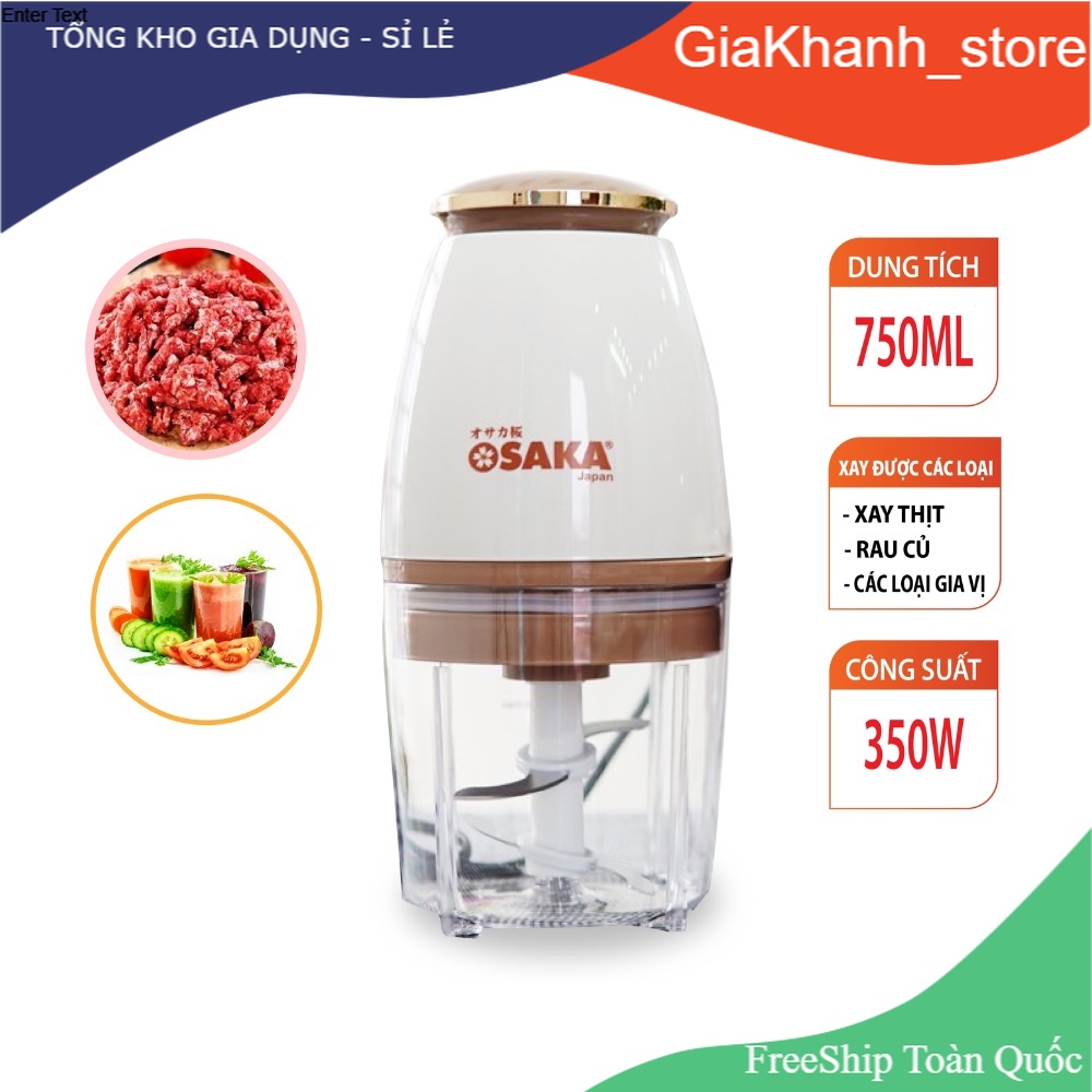 Máy xay sinh tố chính hãng osaka, máy xay thịt cá xay đá siêu mạnh