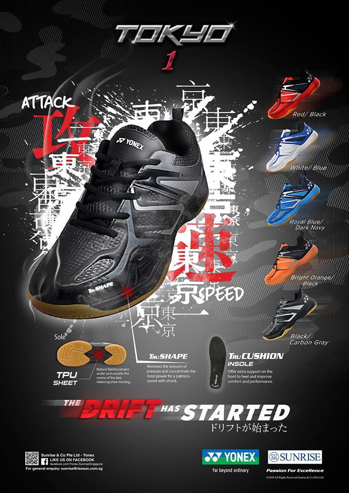 Giày Cầu Lông Yonex Chính Hãng Tokyo 2021 - 5 Màu lựa chọn