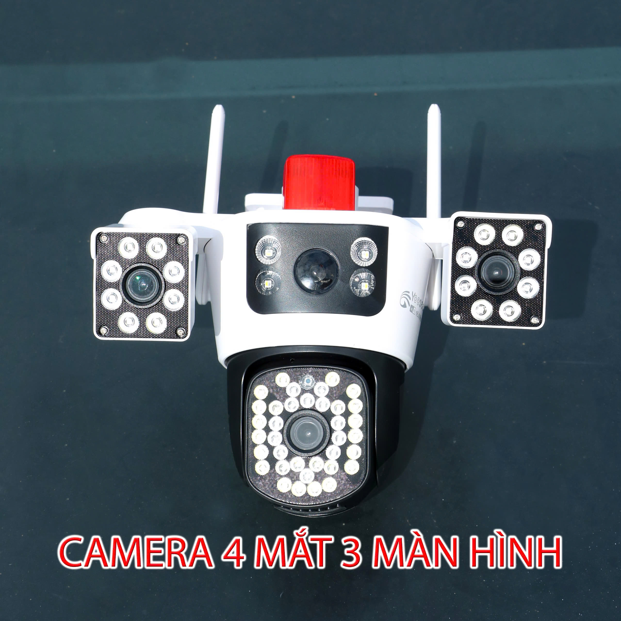 Camera Yoosee 3 MẮT ĐỘC LẬP 16MP, NGOÀI TRỜI xoay 3 mắt cùng lúc đa chiều, đầy đủ tính năng