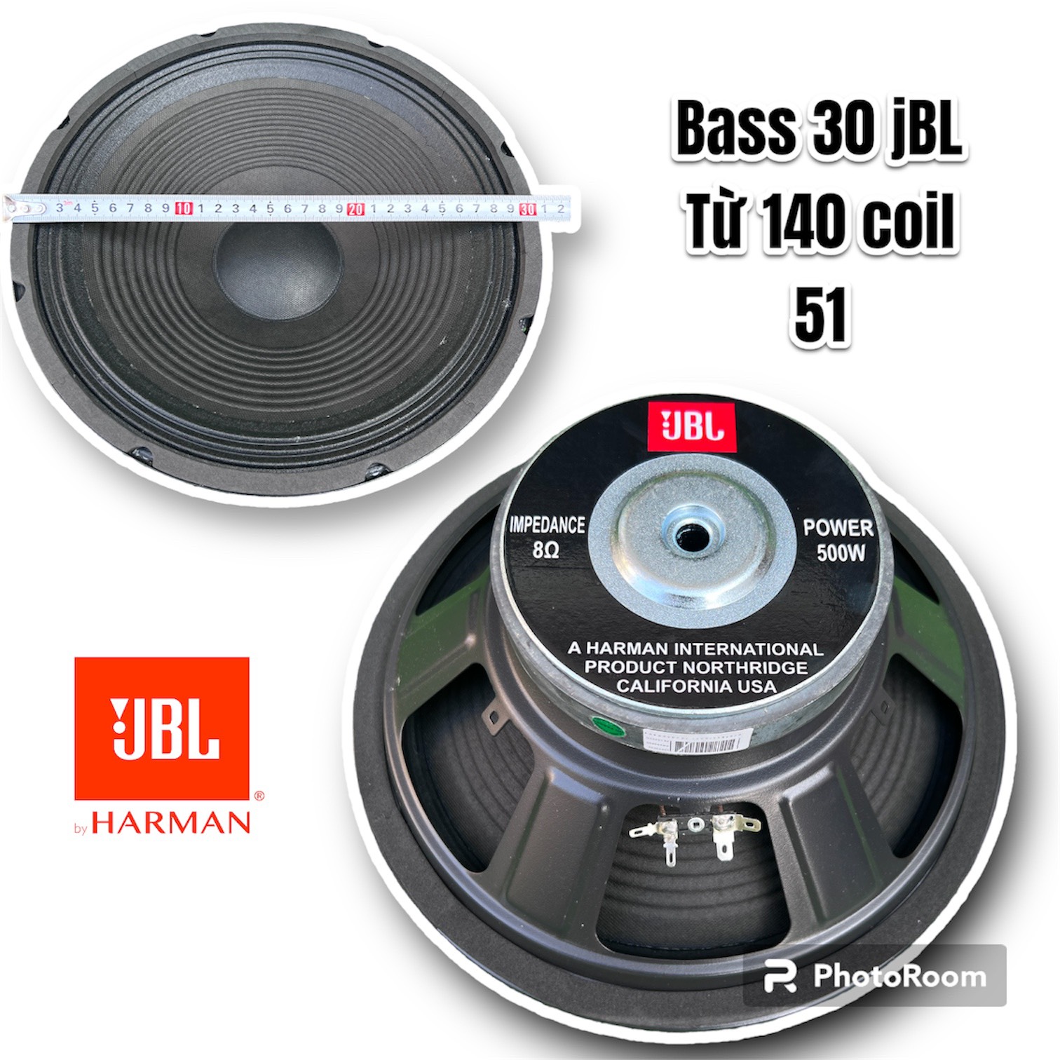 loa bass 30 jBL từ 140 coil 51 gân vải hàng nhập khẩu lời sáng karaoke cực hay - 1 củ