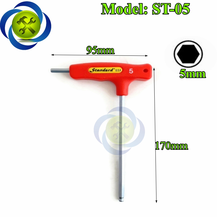 Lục giác bi chữ t 5mm standard st-05