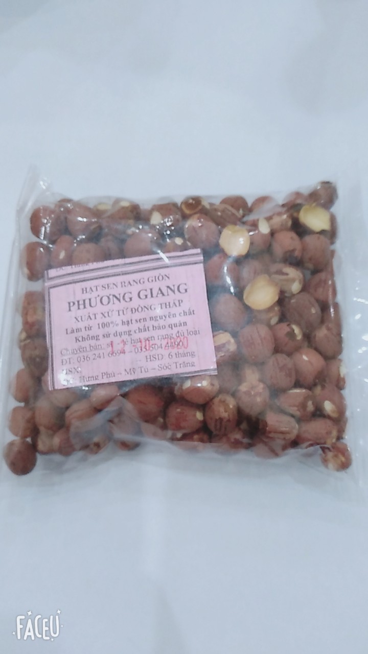 Hạt sen rang 150gr