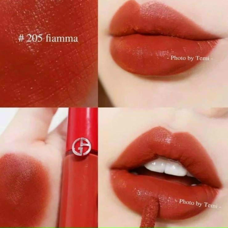 Son Kem Giorgio Armani Lip Maestro 208 Venetian Red Nâu caramen (về sẵn) |  