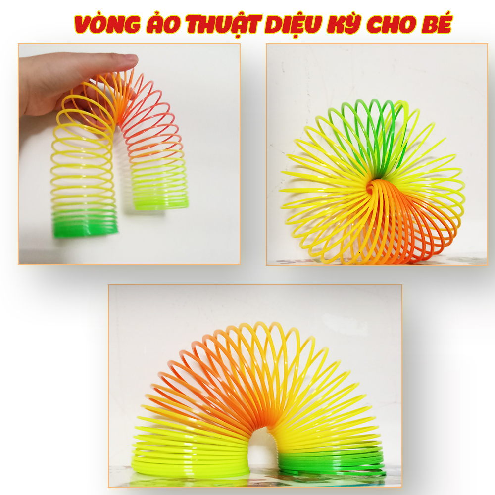 [MUA LÀ CÓ QUÀ] Vòng Đồ chơi  lò xo ảo thuật diệu kỳ  cho bé