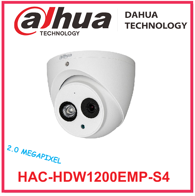 Camera dome hac-hdw1200emp-s4 2 megapixel