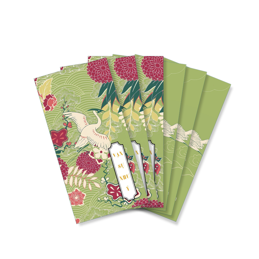Bộ 6 bao lì xì unique case 2023