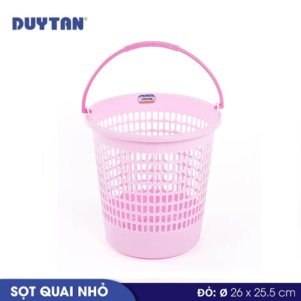 Sọt quai nhỏ nhựa DUY TÂN (26 x 25.5 cm) - 27303 - Giao màu ngẫu nhiên