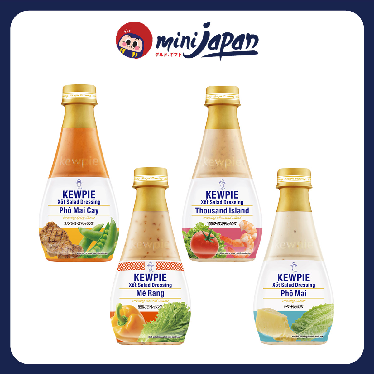 Kewpie Salad Sauce 210ml - the Secret to Delicious Restaurant-Standard Salads