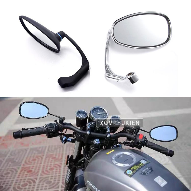 Kính chiếc hậu gắn chân gương xe máy