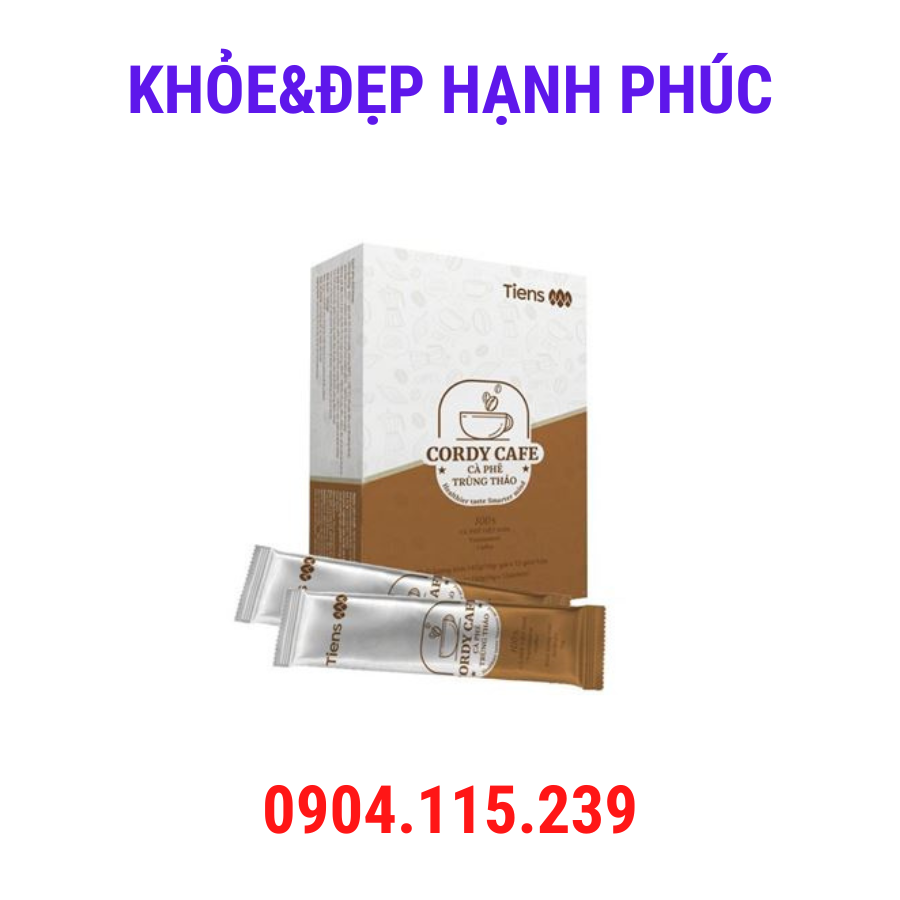 Cà phê Trùng thảo Thiên sư – 12 gói/hộp