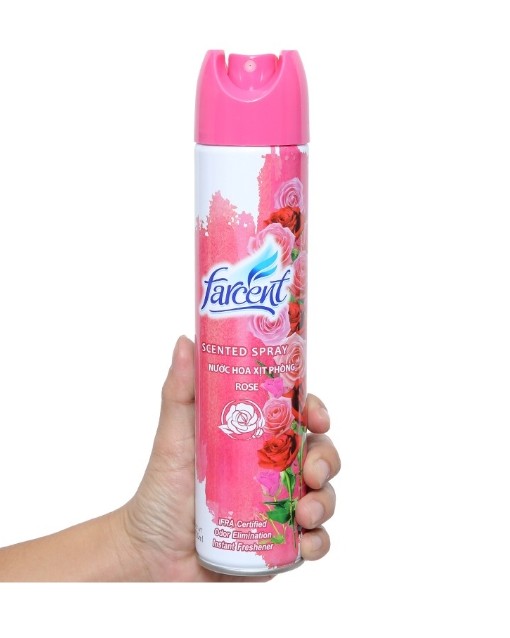Nước hao xịt thơm phòng Farcent 320ml Hương hoa hồng