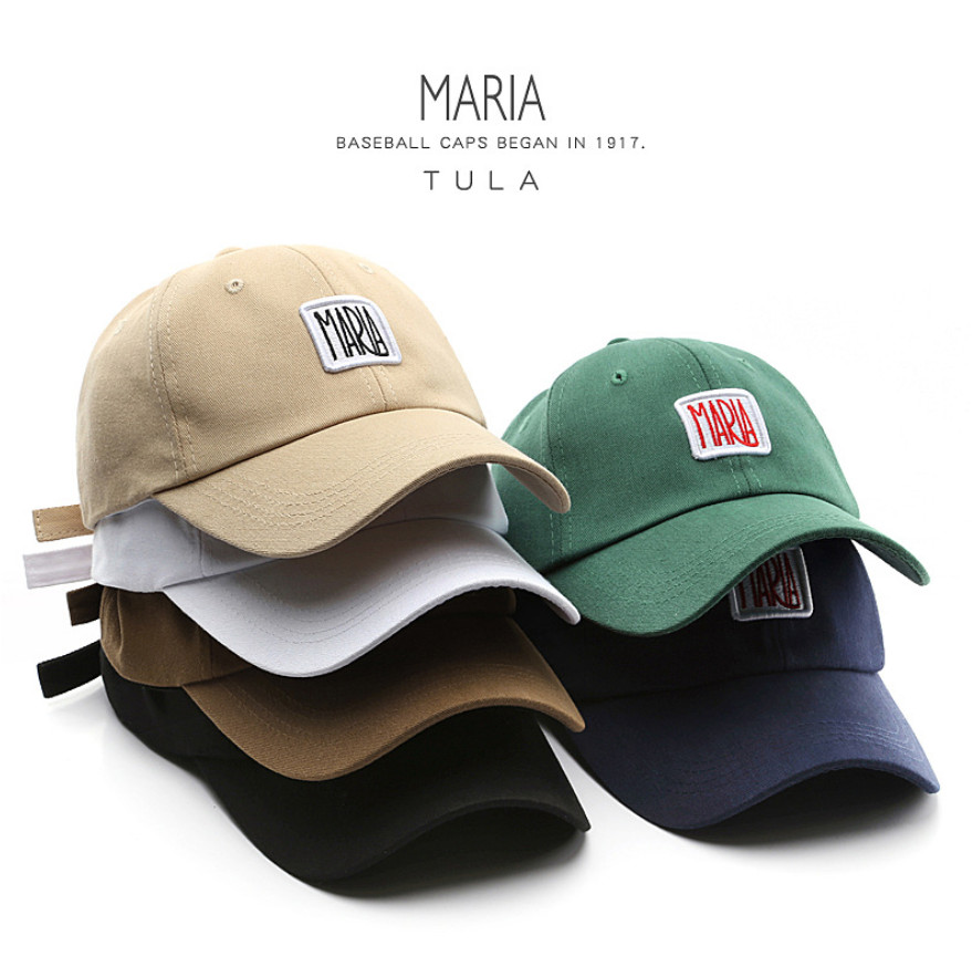 MŨ lưỡi trai ELE MARIA UNISEX cotton mềm cao cấp thấm hút mồ hôi thoáng khí nhiều màu kiểu dáng basic Hàn Quốc