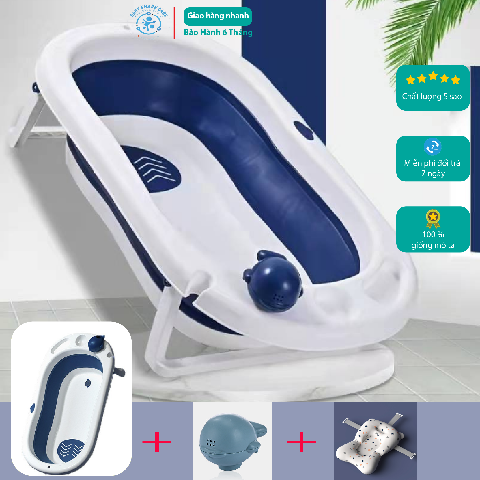 Chậu tắm cho bé - bồn tắm gấp gọn cho bé