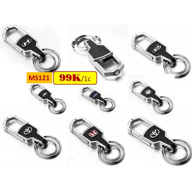 Xả kho 1 chiếc móc khoá - móc treo chìa khoá có logo hãng xe