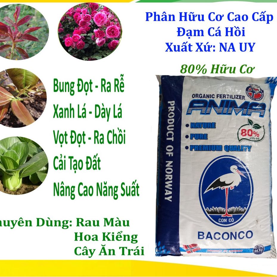 Phân hữu cơ đạm cá hồi na uy - phân bón đạm cá hồi, phân hữu cơ cá hồi, phân đạm cá hồi