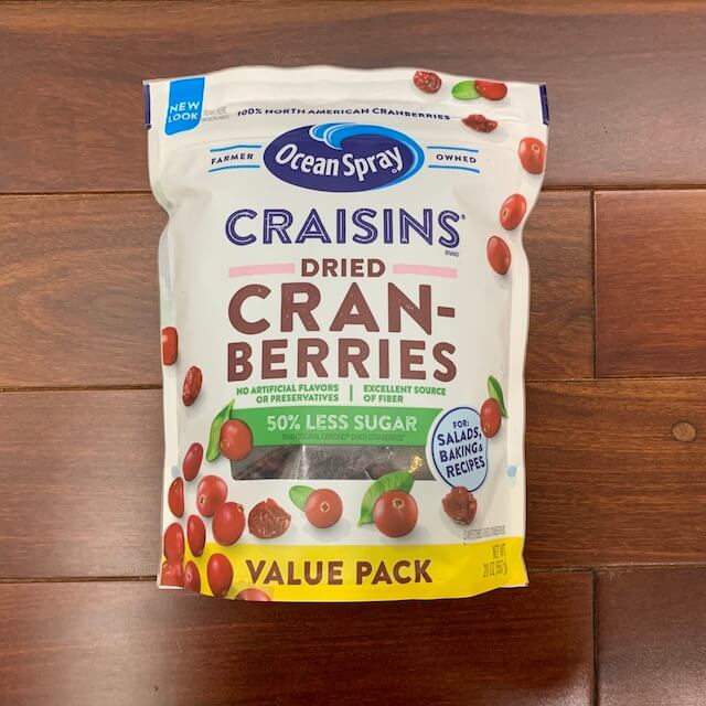 Nam Việt Quất Sấy Khô Ít Ngọt Ocean Spray Craisins Dried Cranberries