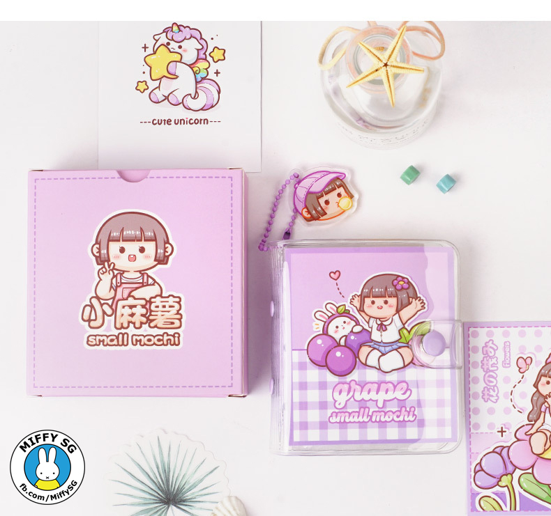 Hộp set planner/sổ còng mini small mochi