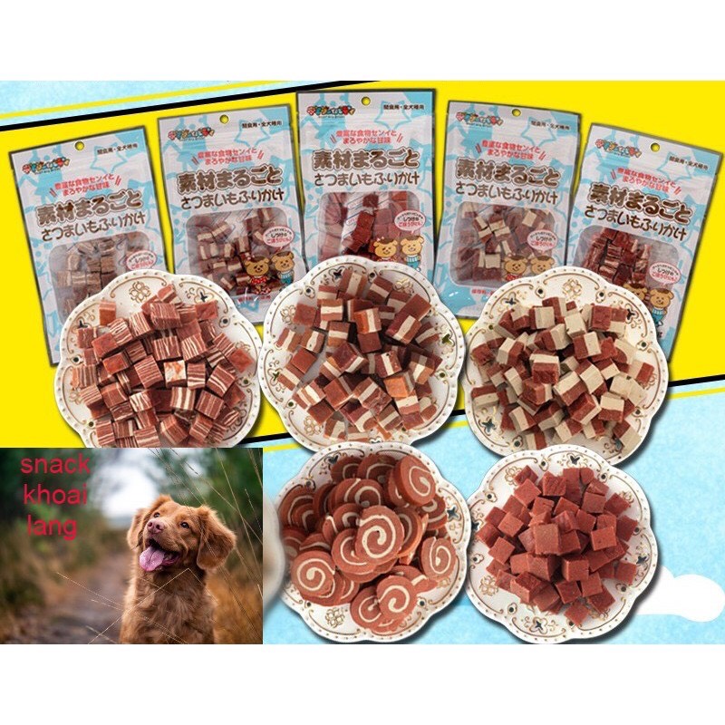 Bánh snack khoai lang chó mèo