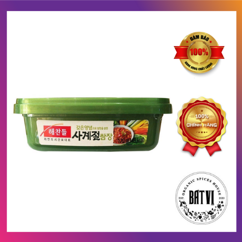 TƯƠNG TRỘN SSAMJANG ĂN LIỀN HÀN QUỐC 170/GHAECHANDLE PASTA DE SOYA SAZONADA / SAC62 / 해찬들 사계절 쌈장/ DÙNG TRONG TIỆC BBQ NGOÀI TRỜI TRONG HOẶC NGOÀI TRỜI