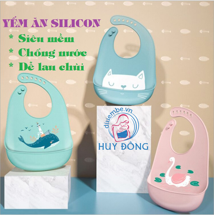 Yếm ăn silicon siêu mềm cao cấp