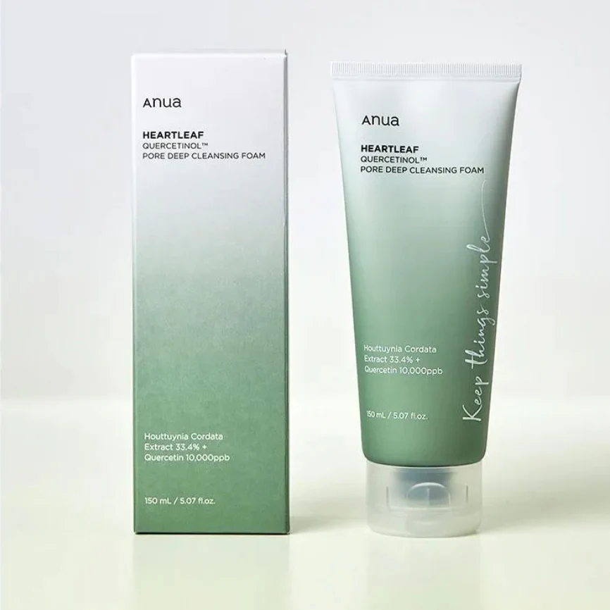 Sữa rửa mặt diếp cá Anua anua Anua Heartleaf Quercetinol Pore Deep Cleansing Foam 150ml