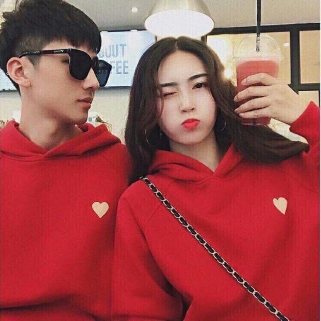 Áo hoodie nỉ ngoại dành cho các cặp tình nhân(HÀNG XỊN XÒ NHÉ AE)