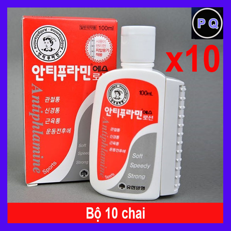 Combo 10 Dầu Nóng Hàn Quốc Antiphlamine 100ml