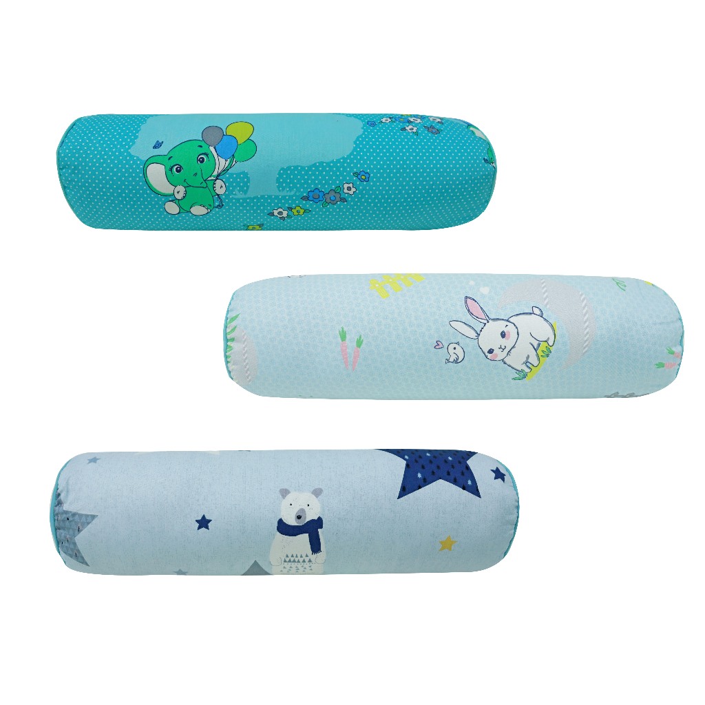 Gối ôm trẻ em bịt đầu cotton hoa Hometex ( có 3 size )