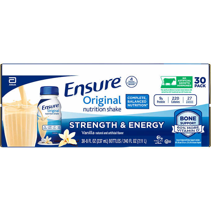 Thùng 30 Chai Sữa nước Ensure Original Nutrition Shake - Nhập khẩu Mỹ