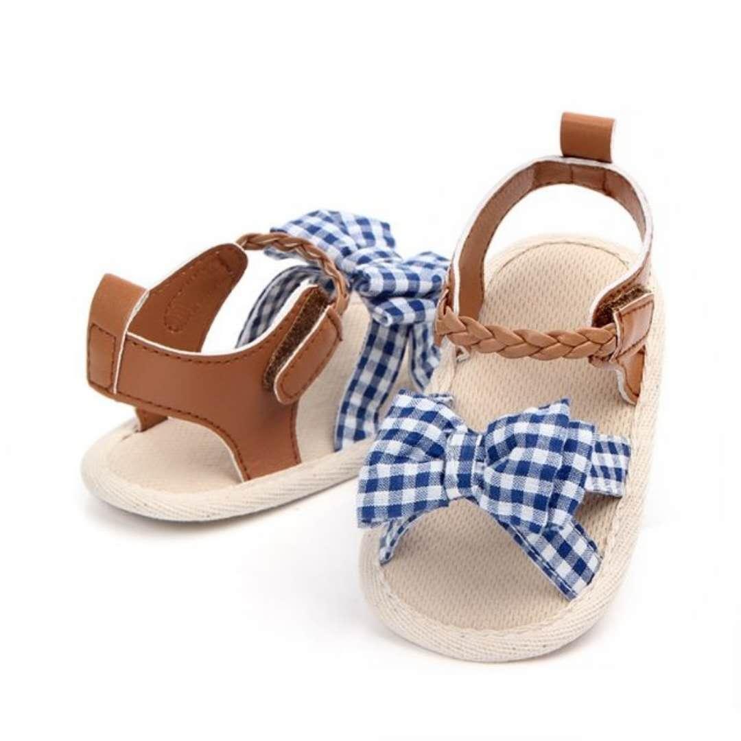 Giày sandal nơ bướm bé gái 3-12 tháng tuổi