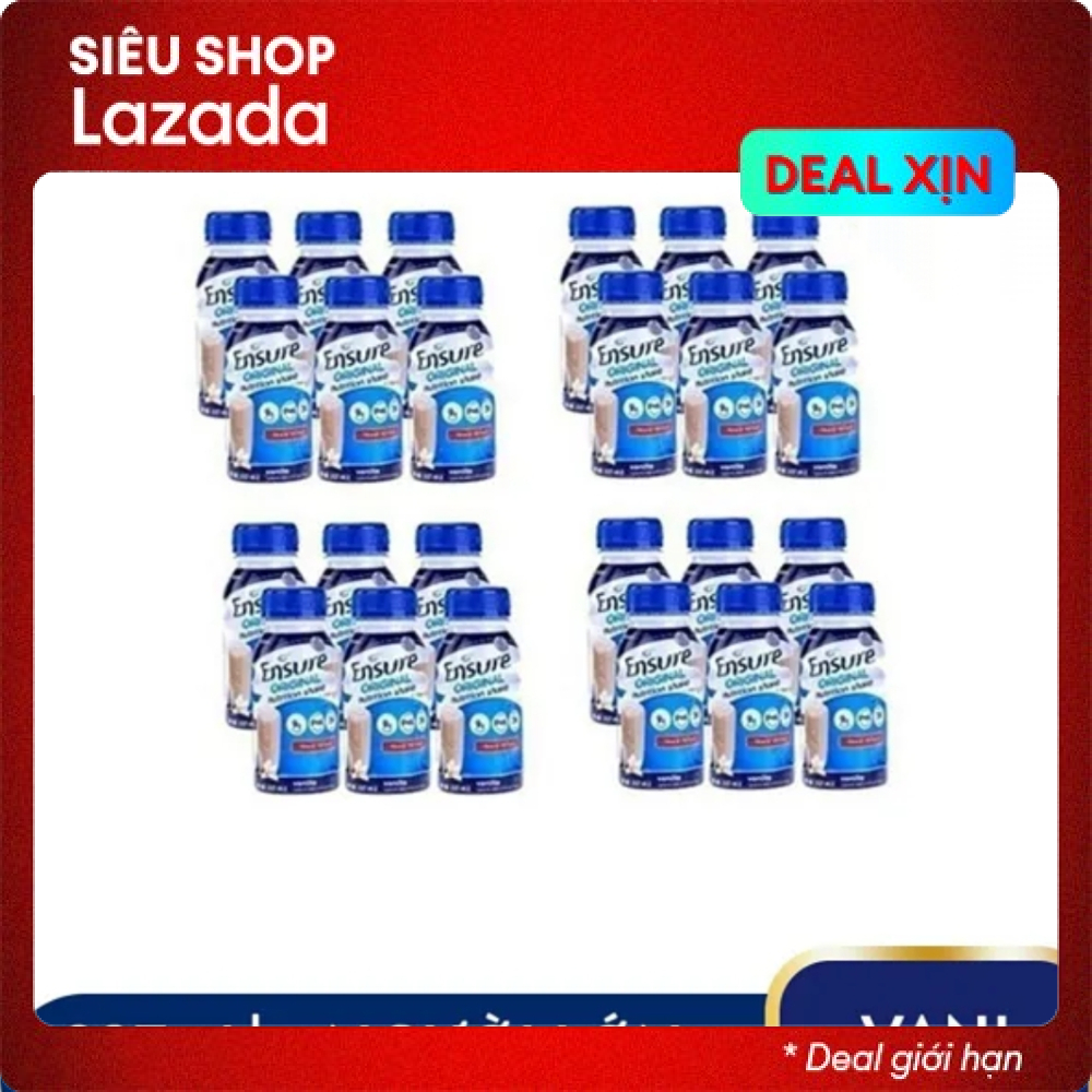 Thùng 24 chai sữa ensure nước