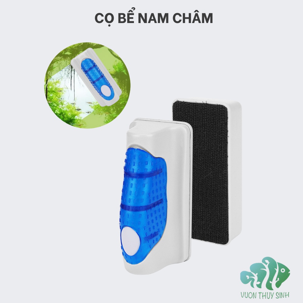Nam châm lau cọ rửa kính bể cá cảnh