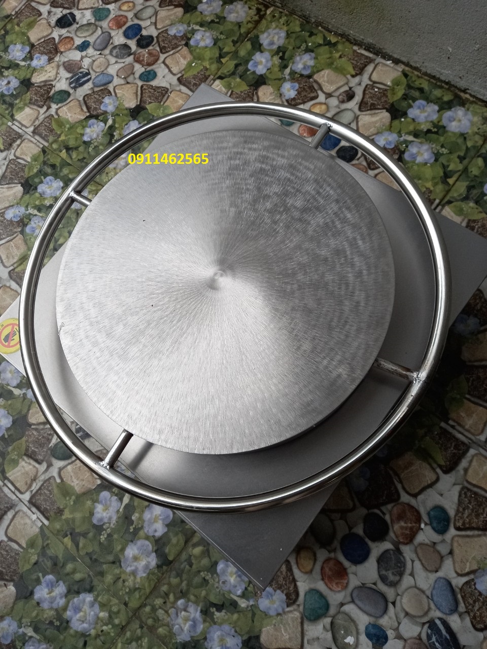 máy làm bánh crepe dùng gas xoay tròn cao cấp bảo hành 12 tháng