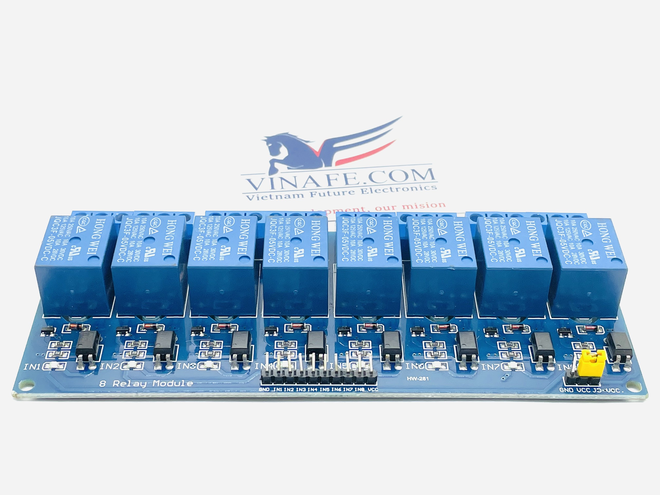 Module RELAY 5V-10A 8 Kênh Âm Kích