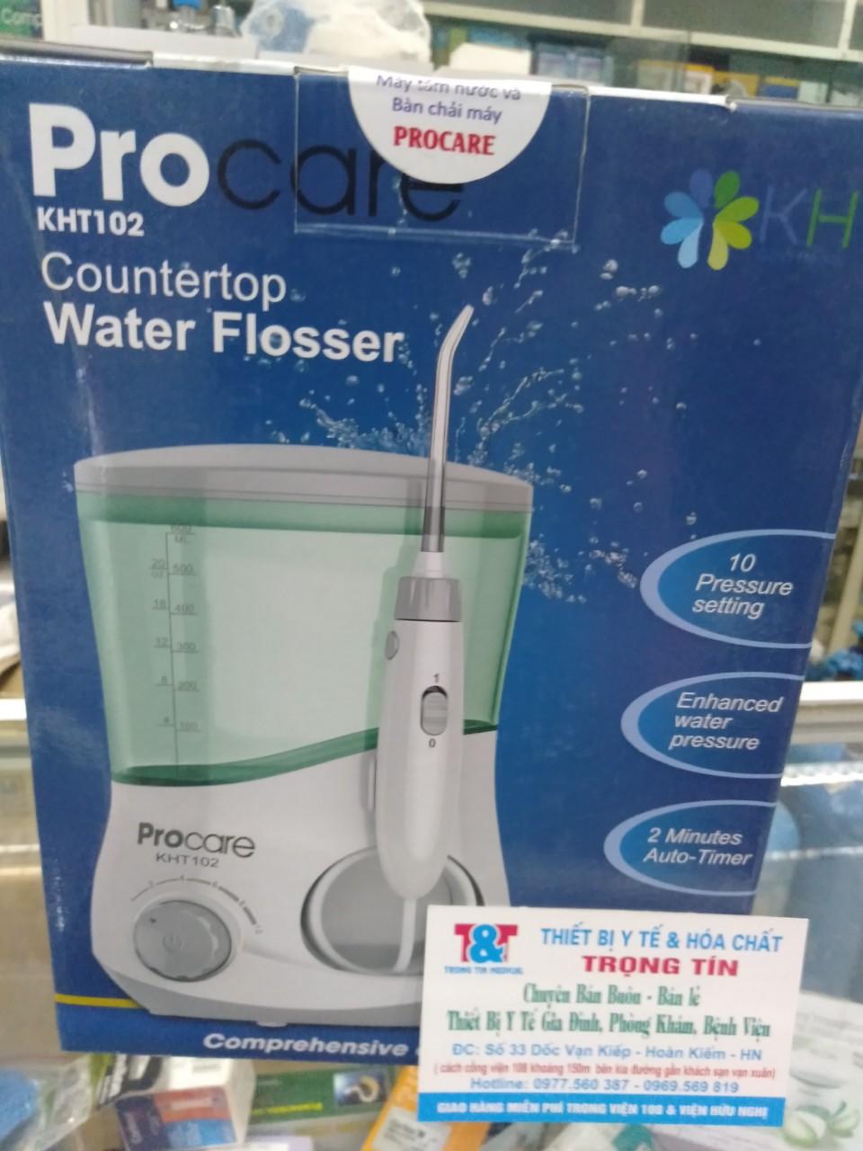 Máy tăm nước để bàn procare kht102 tặng nhiệt kế 246