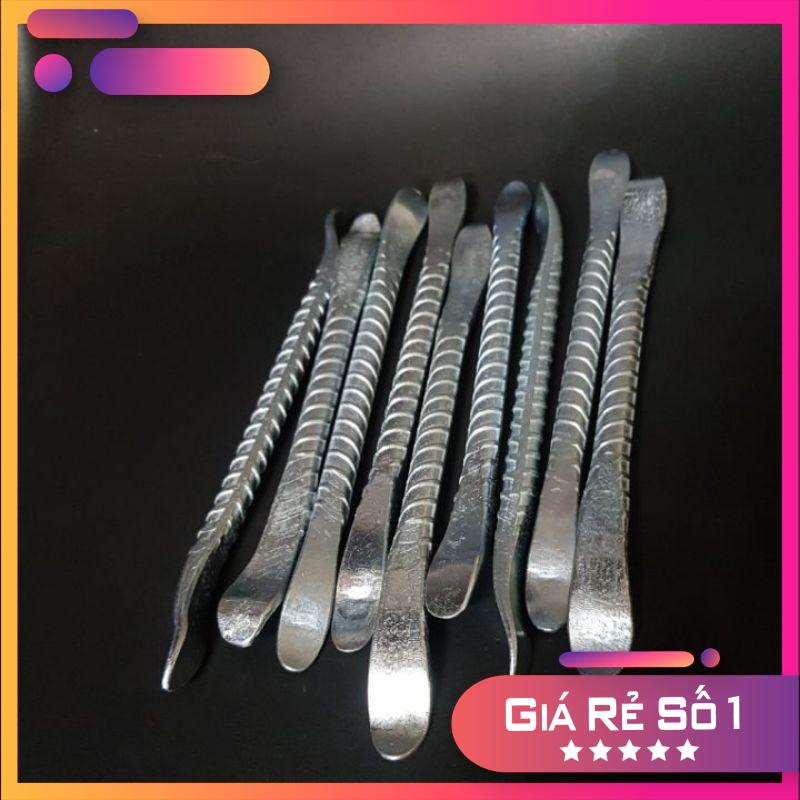 Cây nạy lốp thép xoắn, bộ tuỳ chọn số lượng cây la via nạy vỏ móc lốp xăm xe máy dụng cụ vá xe máy xe đạp giá rẻ