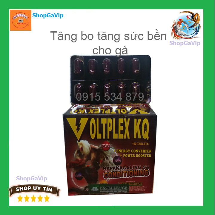 Voltplex kq vỉ 10 viên ốp gà chuẩn bị đá