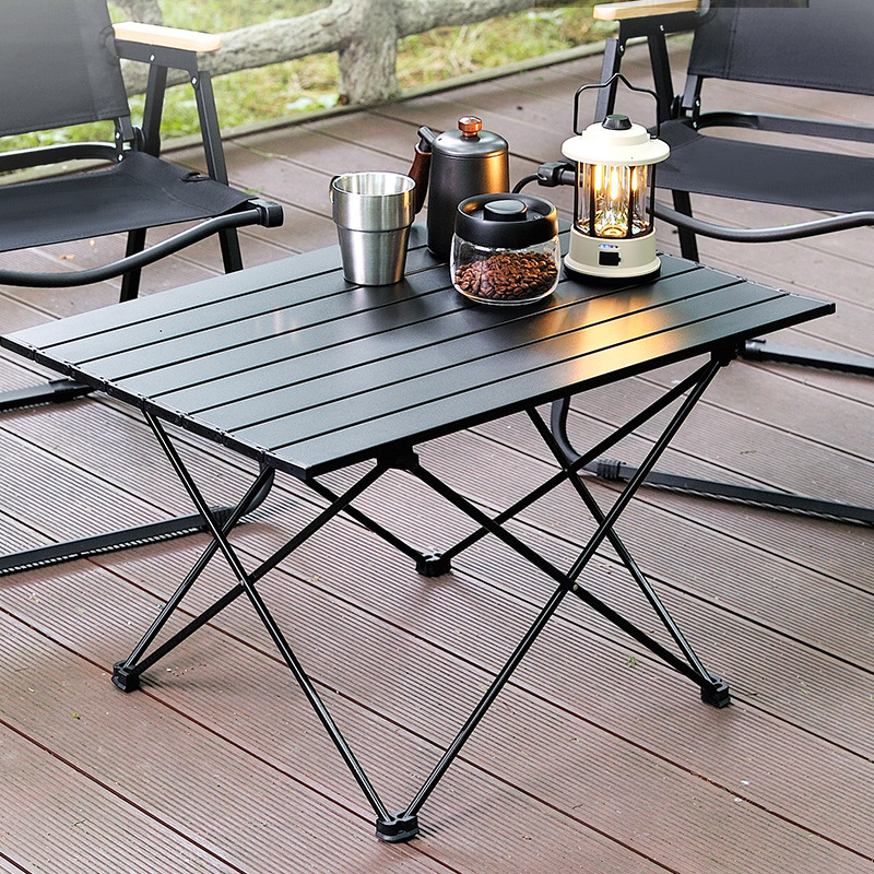 Bàn dã ngoại gấp gọn hợp kim nhôm siêu nhẹ, ghế du lịch picnic, ghế ngồi câu cá xếp gọn thông minh tiện dụng