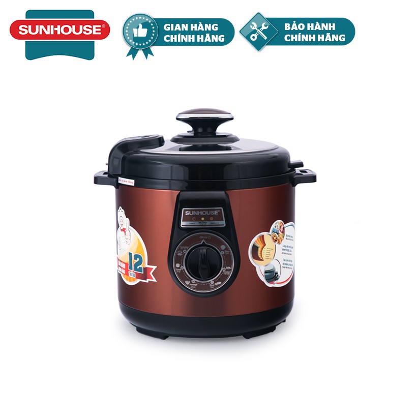 Nồi áp suất điện đa năng sunhouse shd1562 cafe