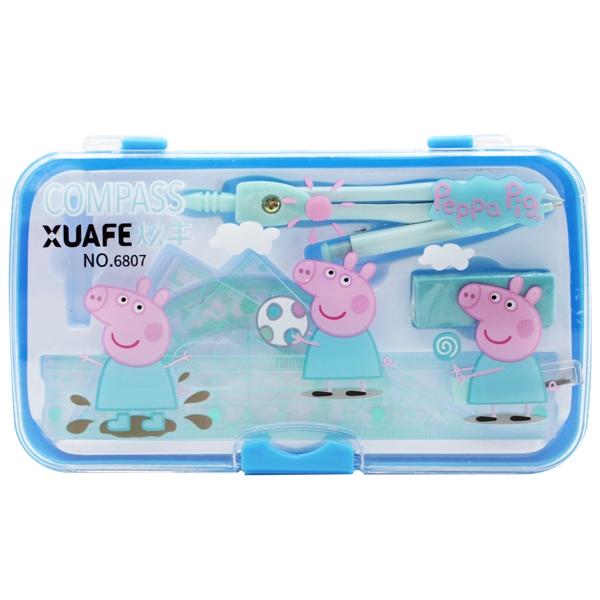 Bộ compa 6807 - màu xanh da trời