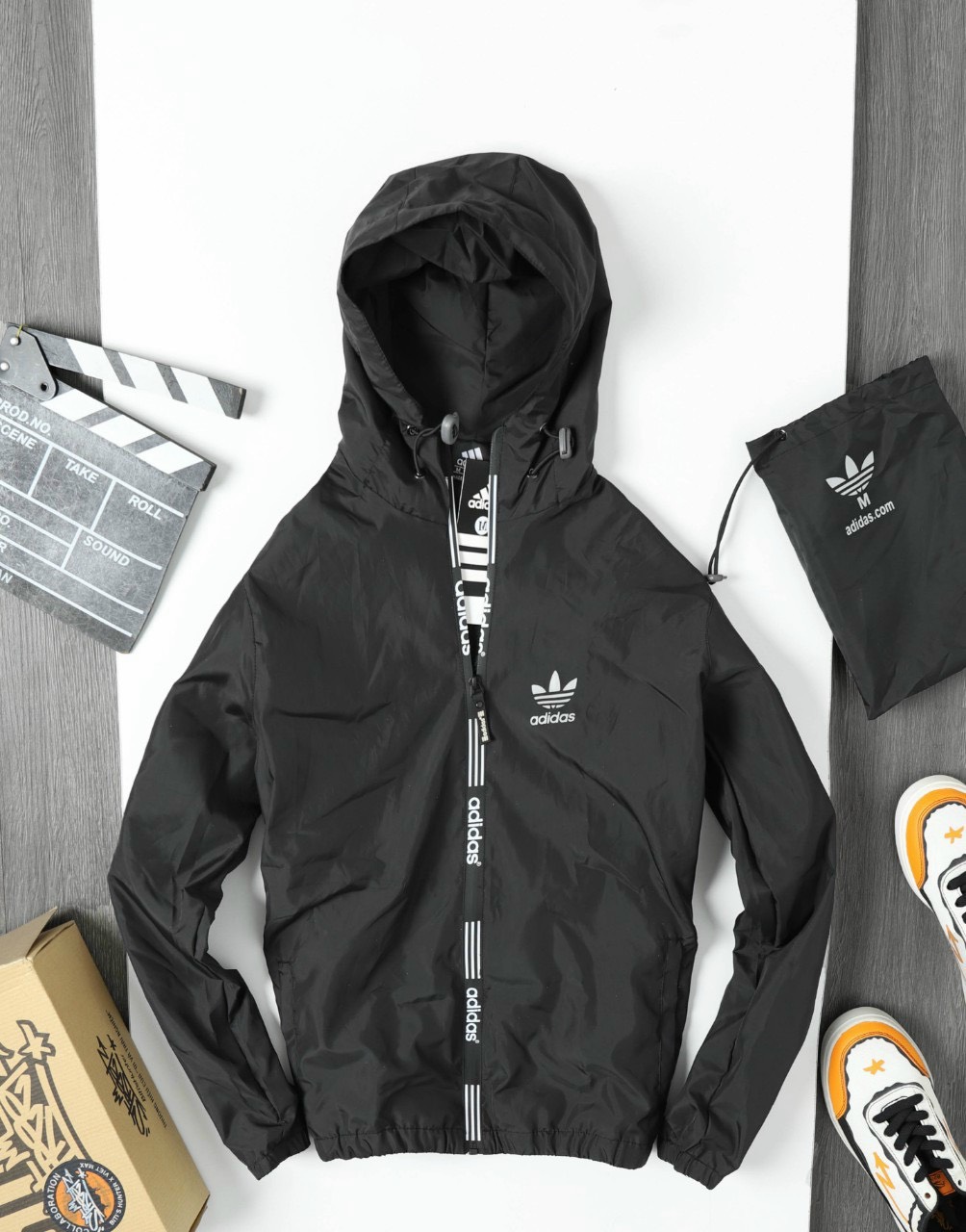 Áo khoác gió thể thao nam adidas chất xịn