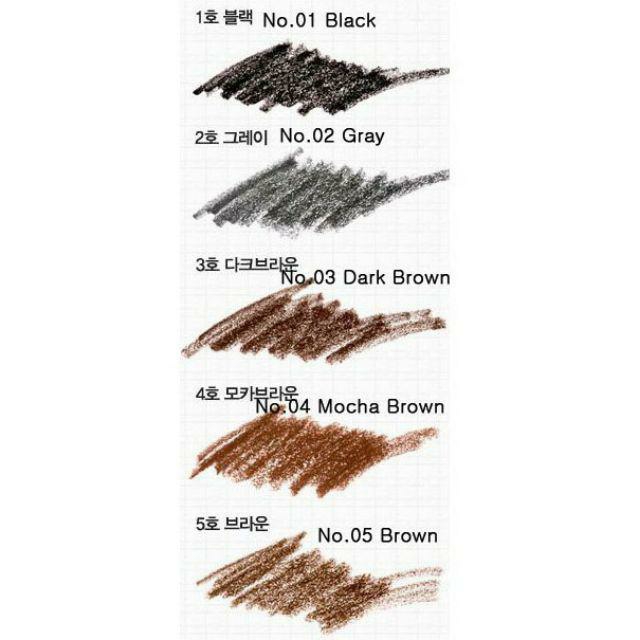 Chì kẻ mày 2 đầu tonymoly easy touch auto eyebrow