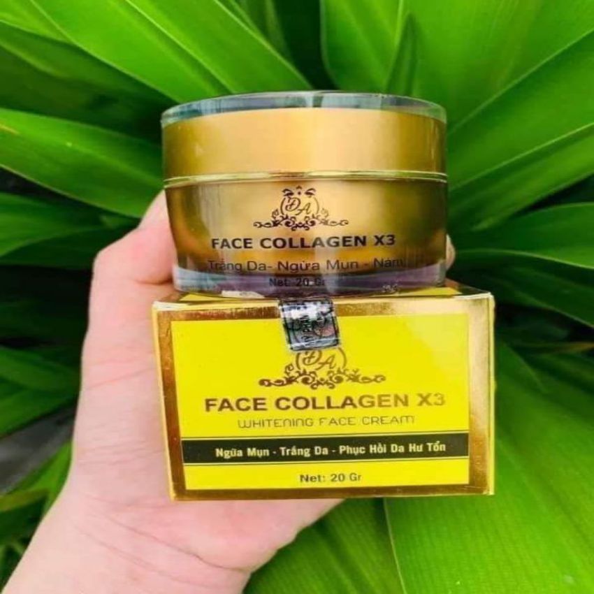[FreeshipMAX] Kem Face Collagen x3, Kem mụn,  mờ thâm nám, tàn nhang, trắng sáng da