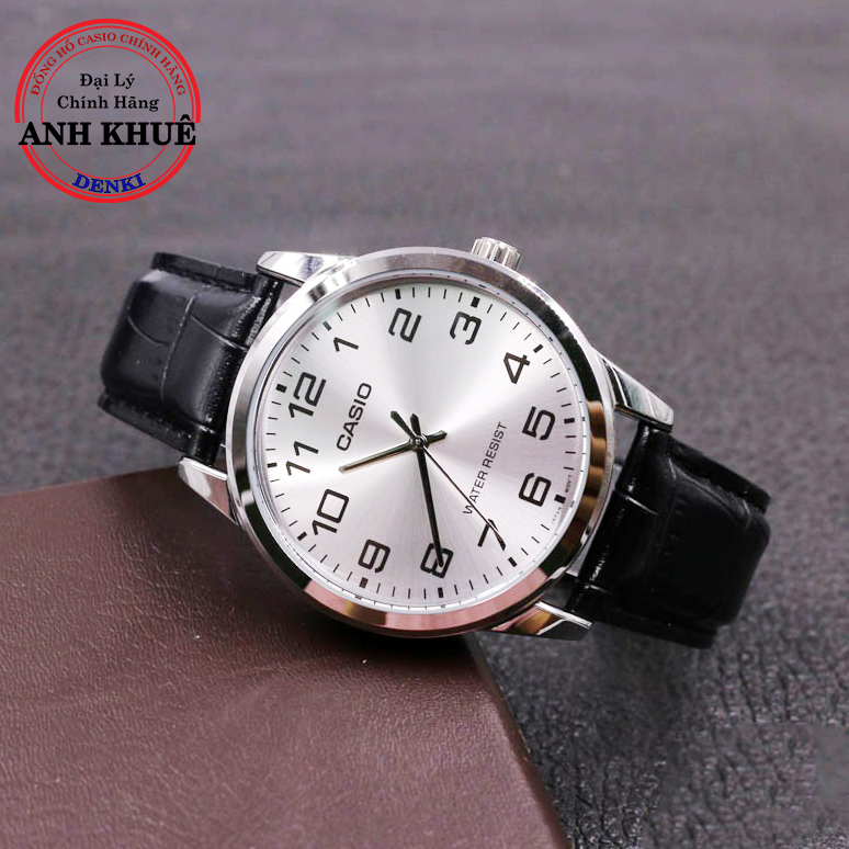 Đồng hồ nam dây da Casio Standard Anh Khuê MTP-V001L-7BUDF siêu đẹp